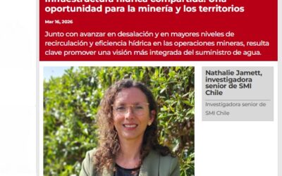 Revista Minería Chilena publica columna de Nathalie Jamett