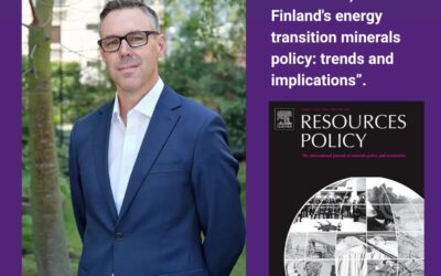 Nigel Wight publica artículo científico sobre la política de minerales críticos de Australia, Chile y Finlandia